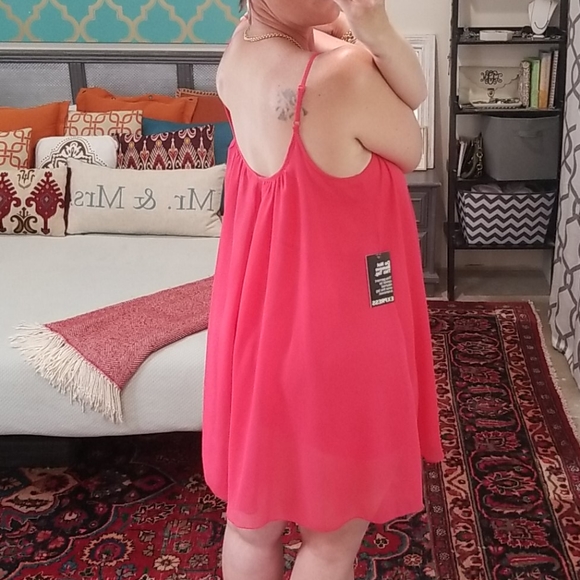 Express BNWT Spaghetti Strap Babydoll Swing Dress - Picture 6 of 8